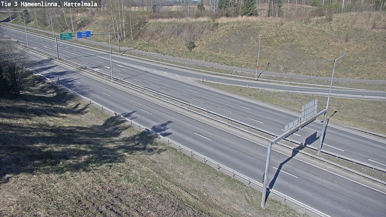 Kelikamerat Kuva Tie 3 Hämeenlinna, Hattelmala, Hämeenlinna, Kanta-Häme