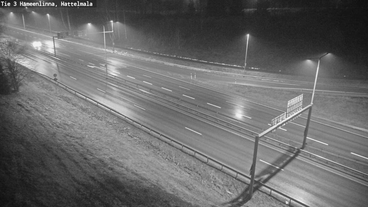 Weather Camera Image Road 3 Hämeenlinna, Hattelmala, Hämeenlinna, Kanta-Häme