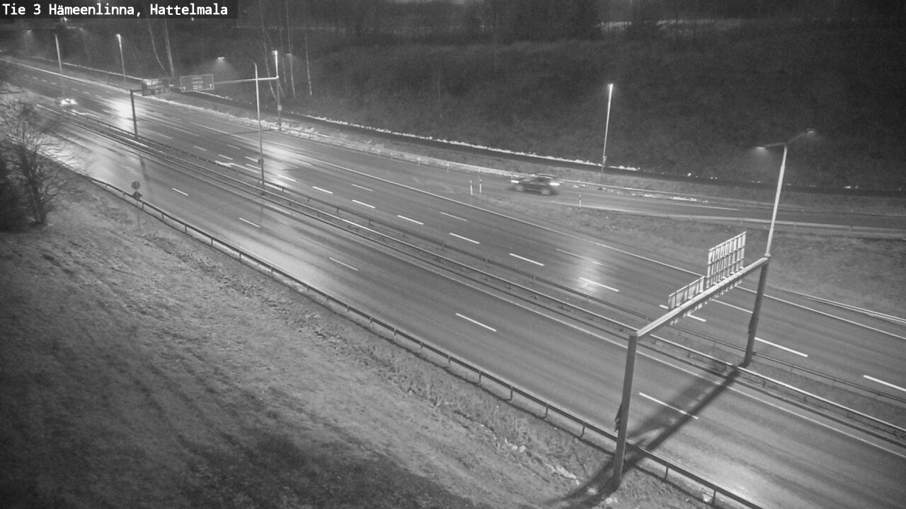 Weather Camera Image Road 3 Hämeenlinna, Hattelmala, Hämeenlinna, Kanta-Häme