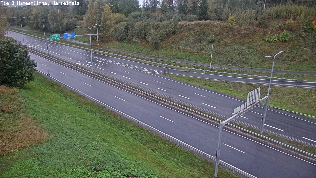 Weather Camera Image Road 3 Hämeenlinna, Hattelmala, Hämeenlinna, Kanta-Häme