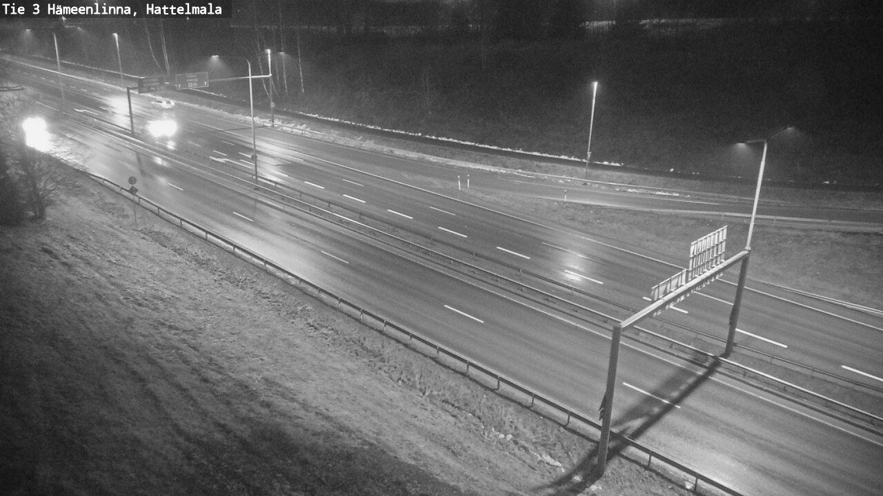 Weather Camera Image Road 3 Hämeenlinna, Hattelmala, Hämeenlinna, Kanta-Häme