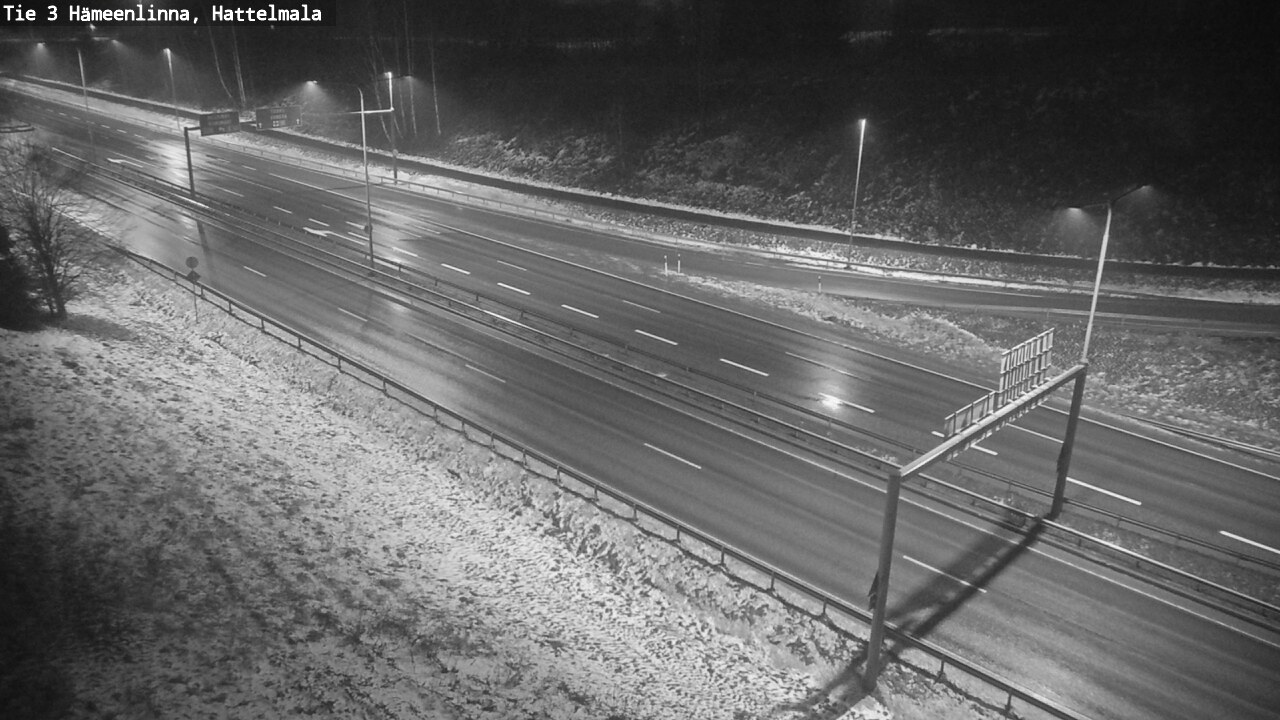 Weather Camera Image Väg 3 Tavastehus, Hattelmala, Hämeenlinna, Kanta-Häme
