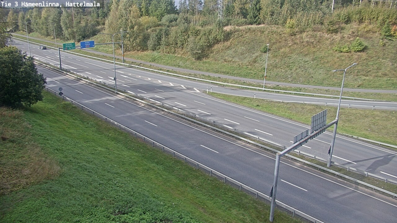 Weather Camera Image Road 3 Hämeenlinna, Hattelmala, Hämeenlinna, Kanta-Häme