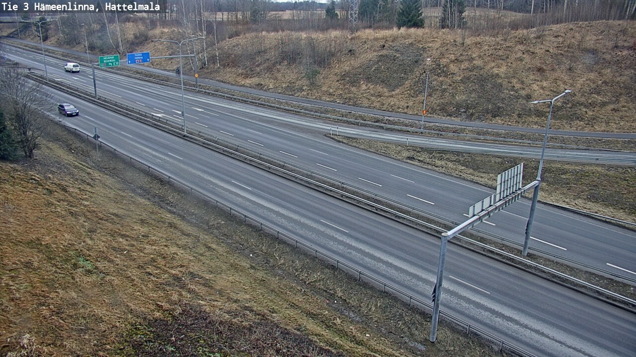 Weather Camera Image Väg 3 Tavastehus, Hattelmala, Hämeenlinna, Kanta-Häme