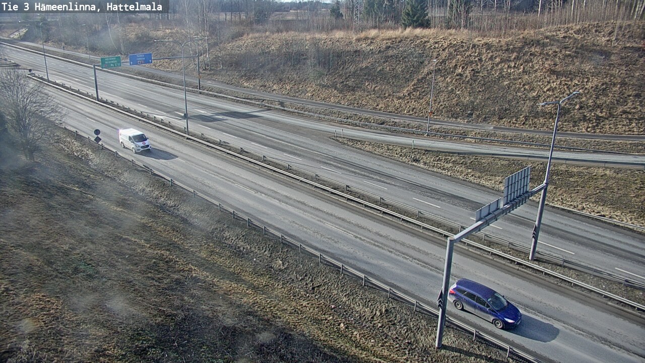 Weather Camera Image Väg 3 Tavastehus, Hattelmala, Hämeenlinna, Kanta-Häme