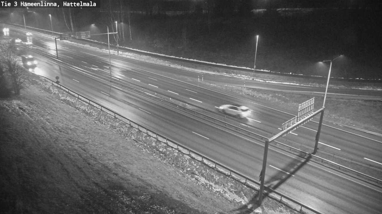 Weather Camera Image Väg 3 Tavastehus, Hattelmala, Hämeenlinna, Kanta-Häme