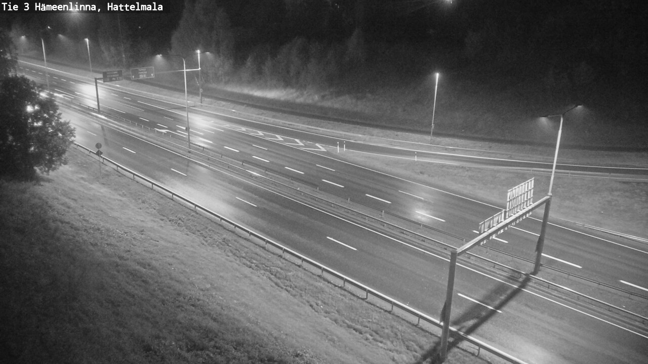 Weather Camera Image Road 3 Hämeenlinna, Hattelmala, Hämeenlinna, Kanta-Häme