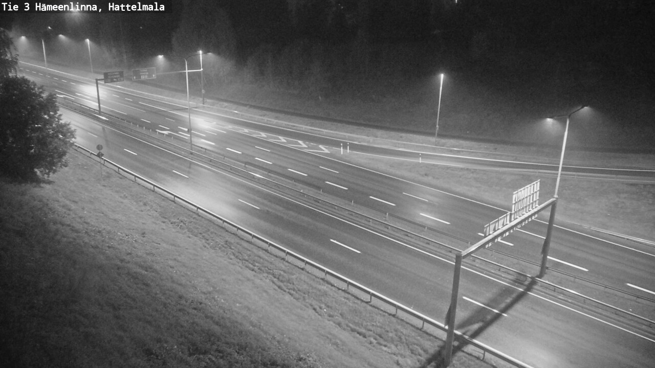 Weather Camera Image Road 3 Hämeenlinna, Hattelmala, Hämeenlinna, Kanta-Häme