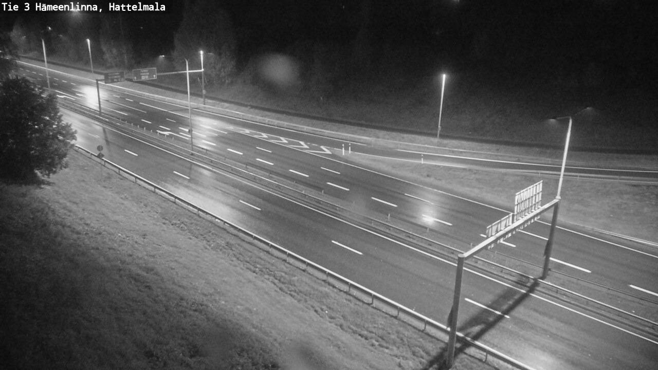 Weather Camera Image Road 3 Hämeenlinna, Hattelmala, Hämeenlinna, Kanta-Häme