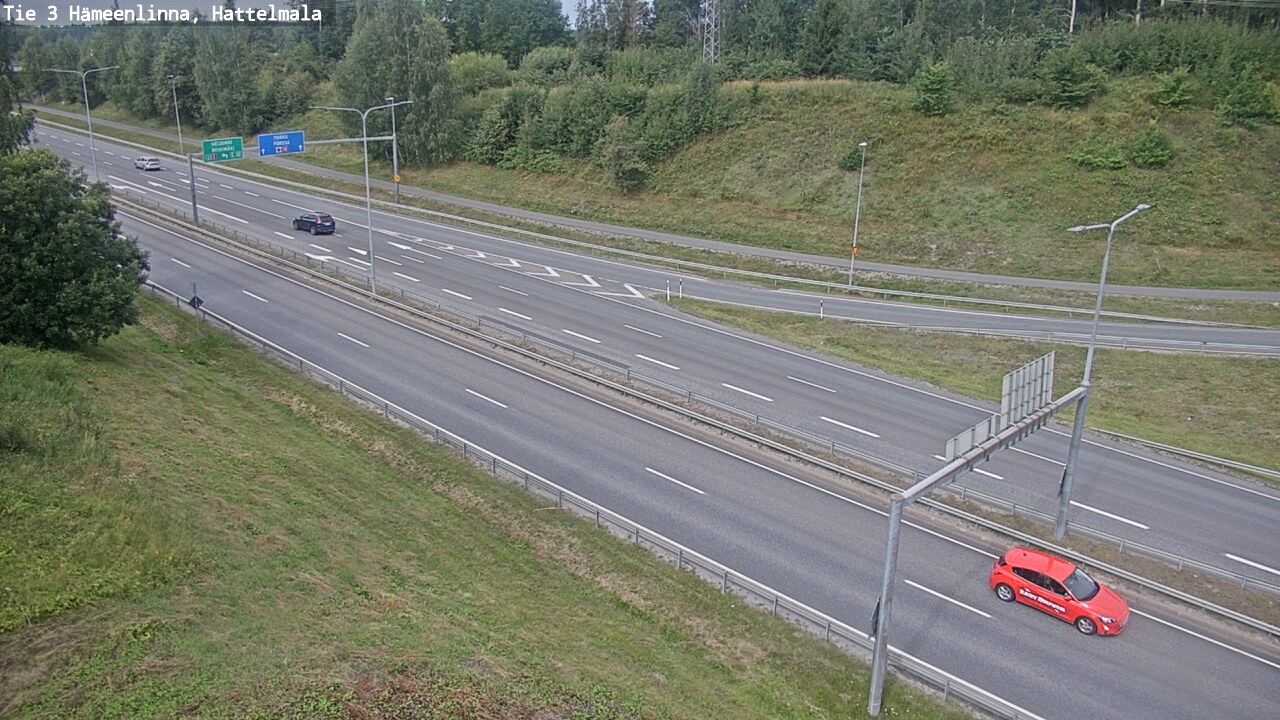 Weather Camera Image Road 3 Hämeenlinna, Hattelmala, Hämeenlinna, Kanta-Häme