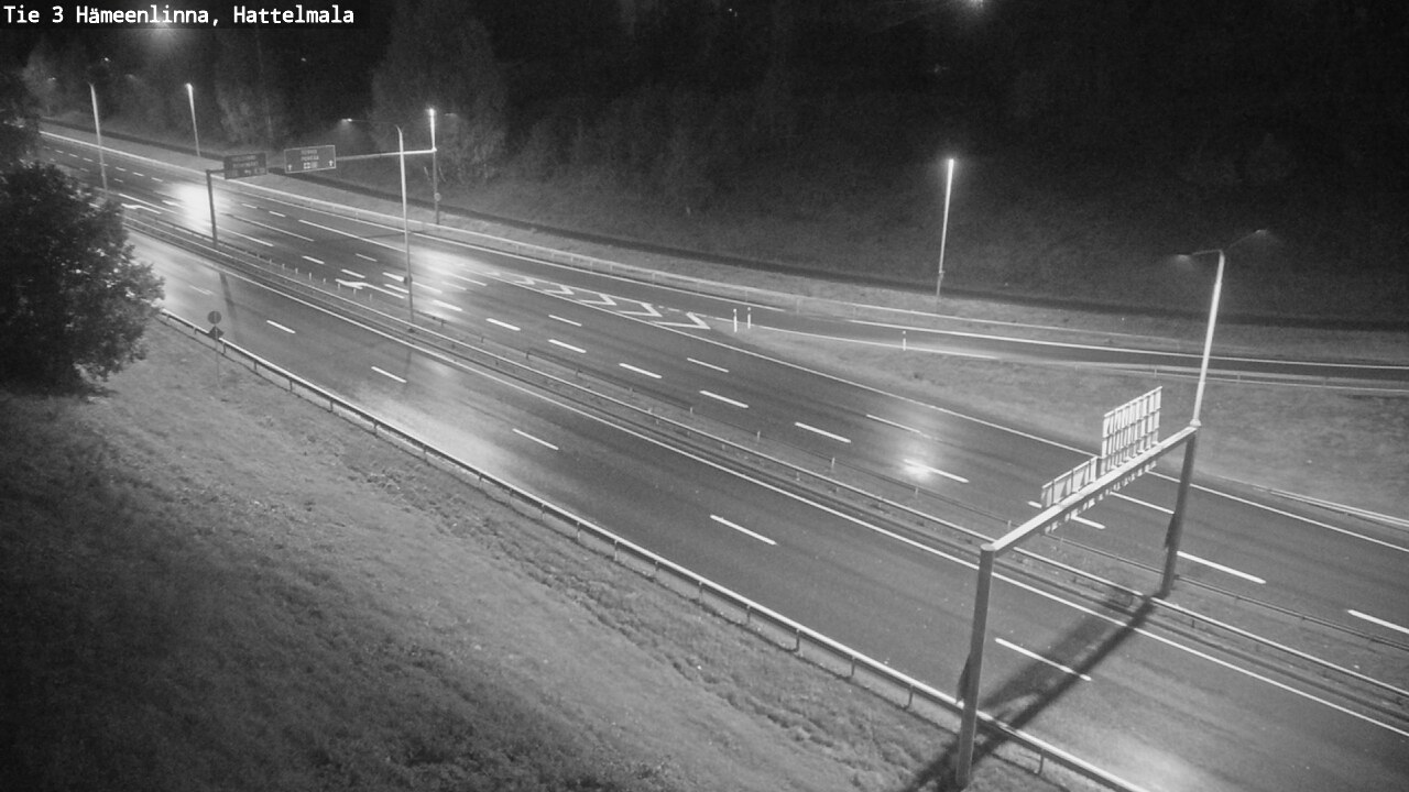 Weather Camera Image Road 3 Hämeenlinna, Hattelmala, Hämeenlinna, Kanta-Häme