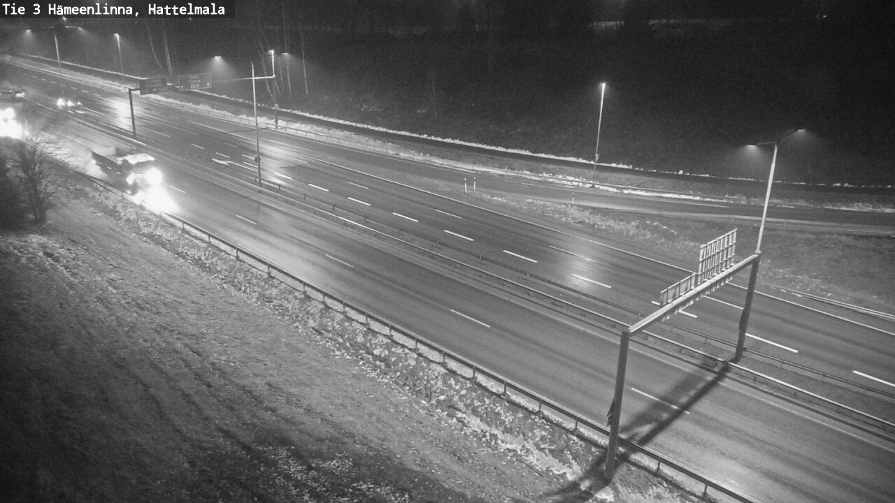 Weather Camera Image Väg 3 Tavastehus, Hattelmala, Hämeenlinna, Kanta-Häme