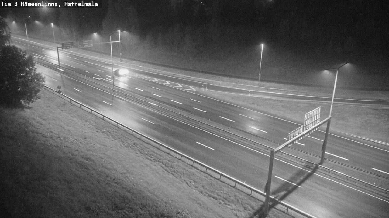 Weather Camera Image Road 3 Hämeenlinna, Hattelmala, Hämeenlinna, Kanta-Häme