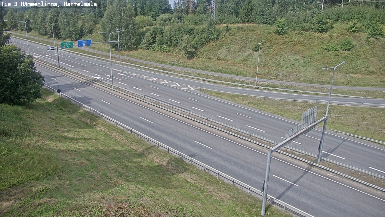 Weather Camera Image Road 3 Hämeenlinna, Hattelmala, Hämeenlinna, Kanta-Häme