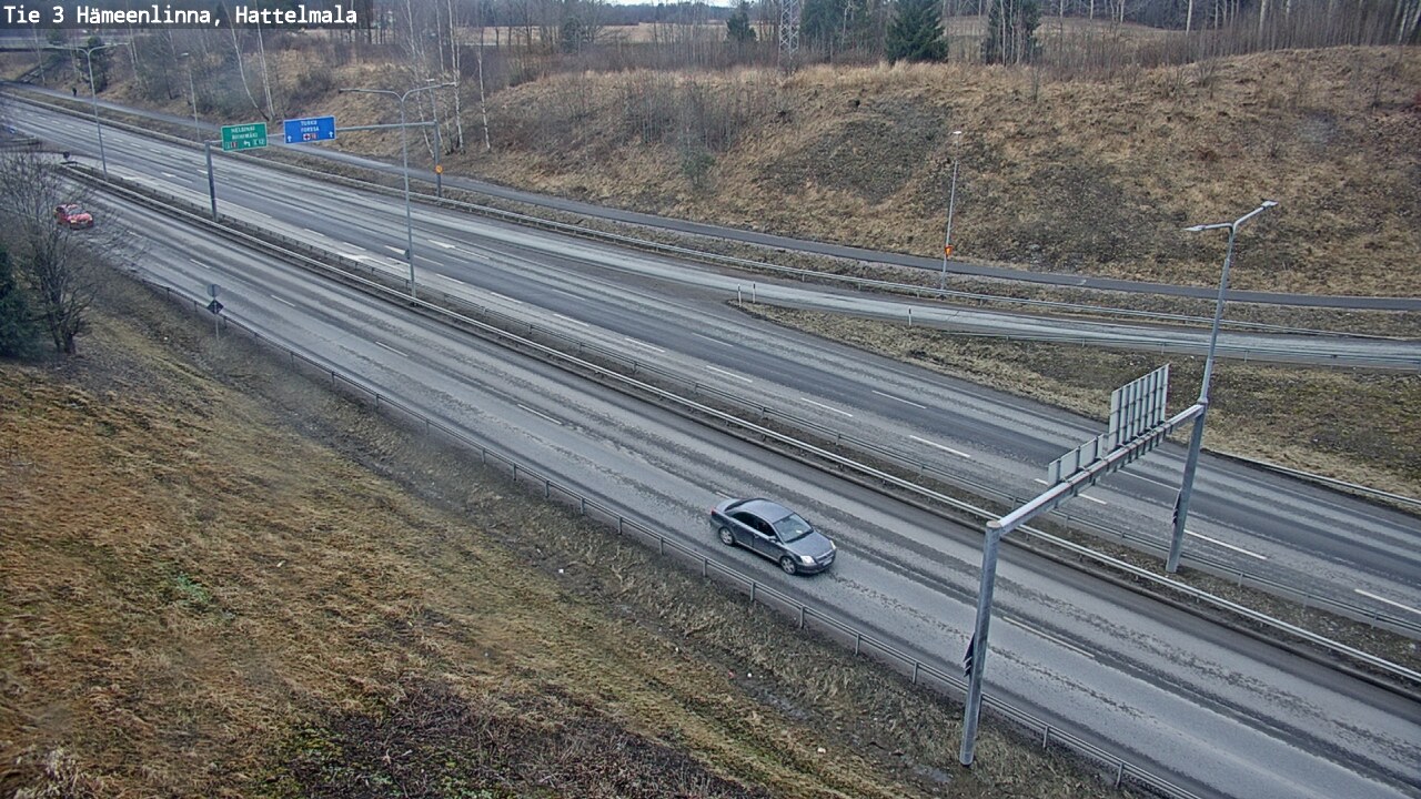 Weather Camera Image Väg 3 Tavastehus, Hattelmala, Hämeenlinna, Kanta-Häme