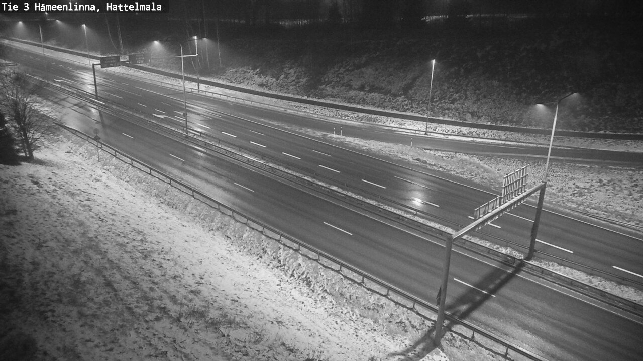 Weather Camera Image Väg 3 Tavastehus, Hattelmala, Hämeenlinna, Kanta-Häme