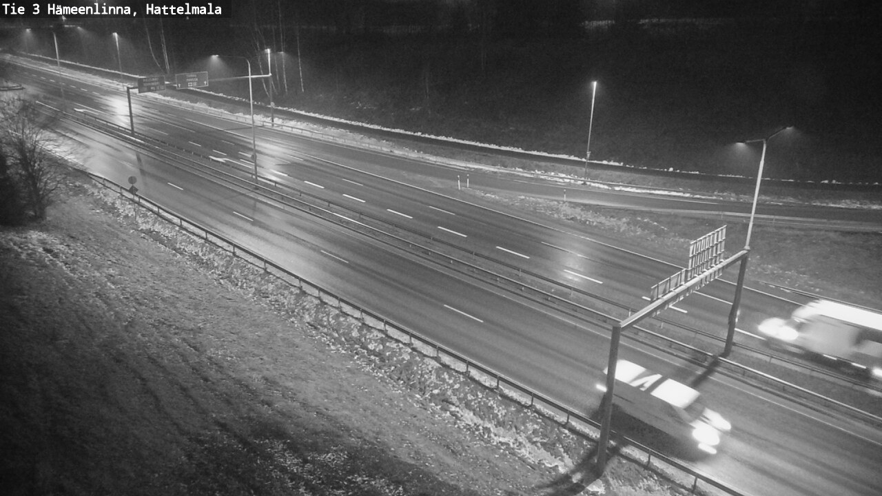 Weather Camera Image Väg 3 Tavastehus, Hattelmala, Hämeenlinna, Kanta-Häme