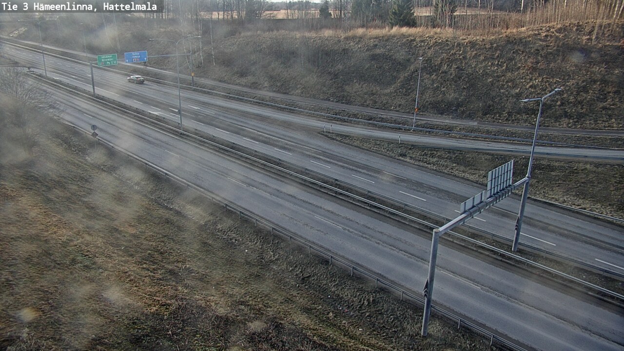 Weather Camera Image Väg 3 Tavastehus, Hattelmala, Hämeenlinna, Kanta-Häme