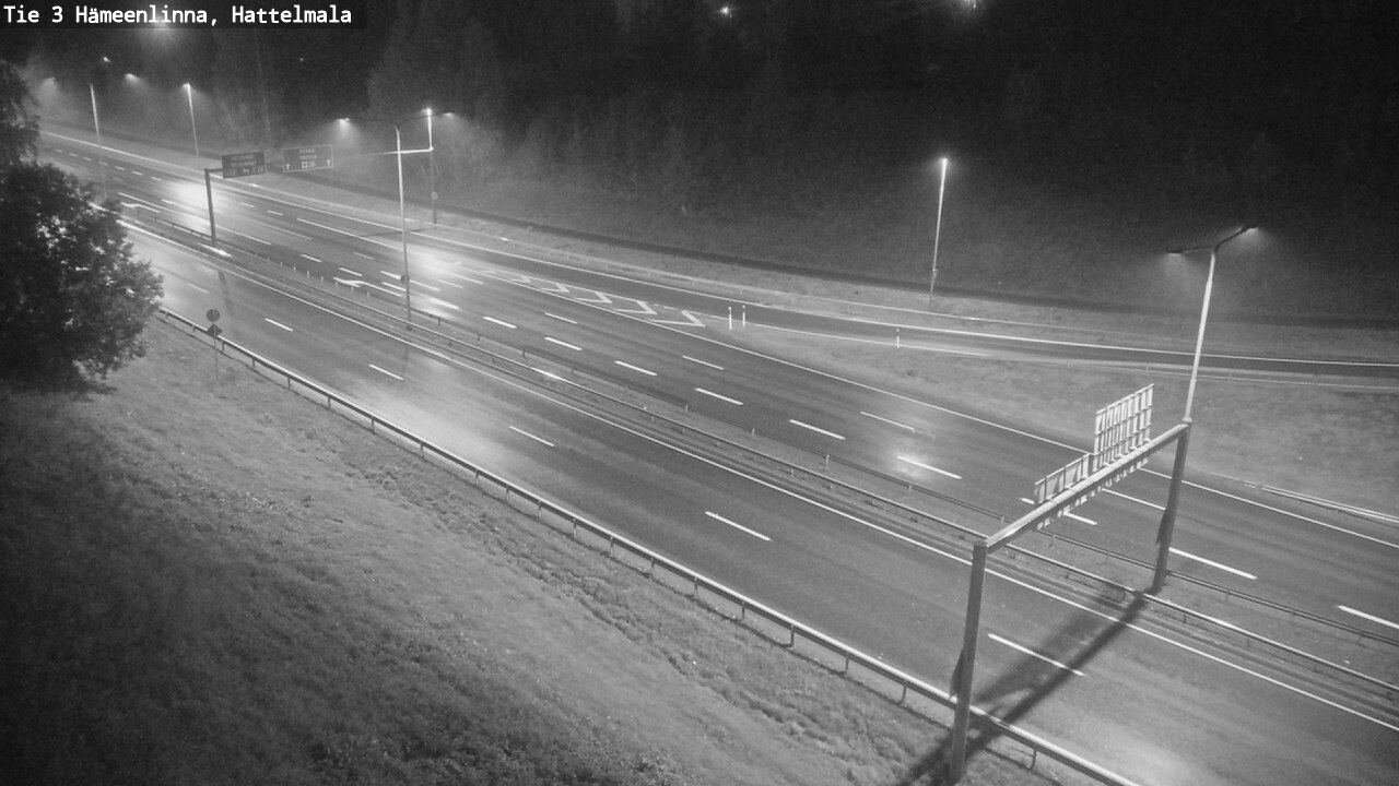 Weather Camera Image Road 3 Hämeenlinna, Hattelmala, Hämeenlinna, Kanta-Häme
