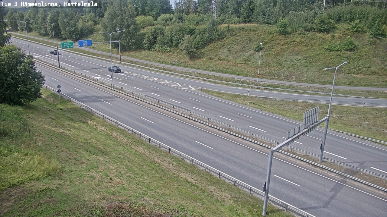 Weather Camera Image Väg 3 Tavastehus, Hattelmala, Hämeenlinna, Kanta-Häme