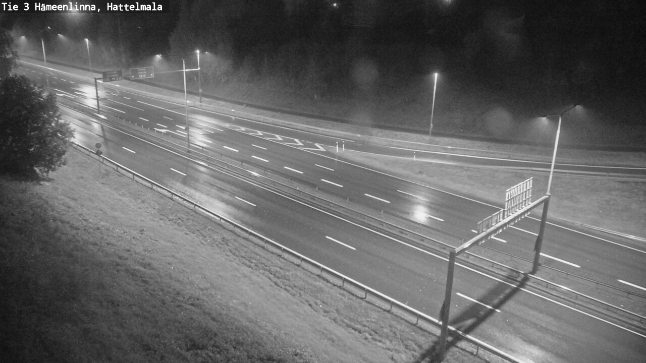 Weather Camera Image Road 3 Hämeenlinna, Hattelmala, Hämeenlinna, Kanta-Häme