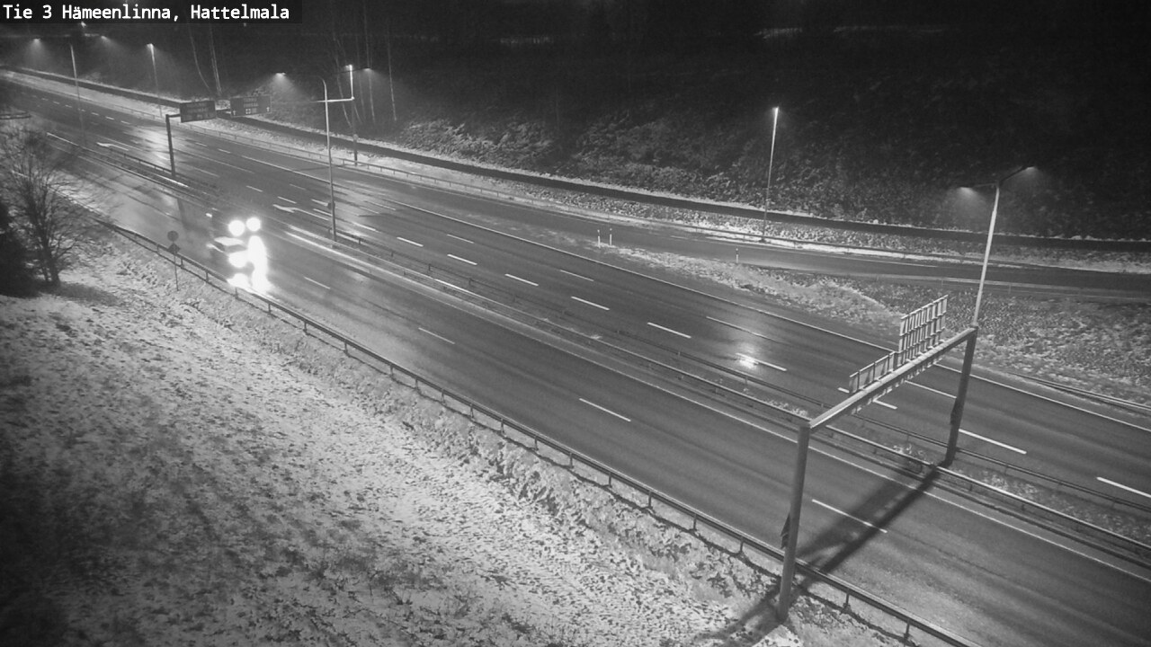 Weather Camera Image Väg 3 Tavastehus, Hattelmala, Hämeenlinna, Kanta-Häme