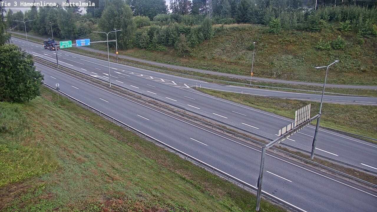 Weather Camera Image Road 3 Hämeenlinna, Hattelmala, Hämeenlinna, Kanta-Häme