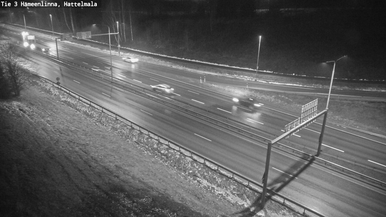 Weather Camera Image Väg 3 Tavastehus, Hattelmala, Hämeenlinna, Kanta-Häme