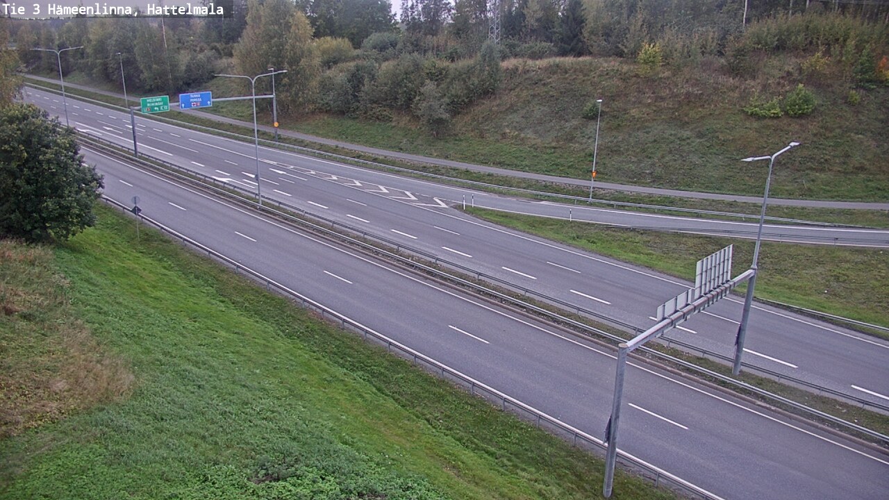 Weather Camera Image Road 3 Hämeenlinna, Hattelmala, Hämeenlinna, Kanta-Häme