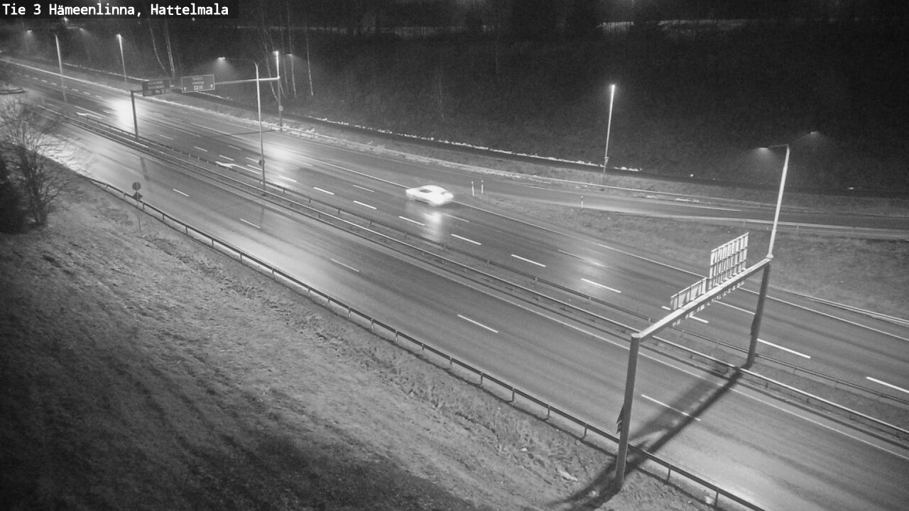 Weather Camera Image Road 3 Hämeenlinna, Hattelmala, Hämeenlinna, Kanta-Häme