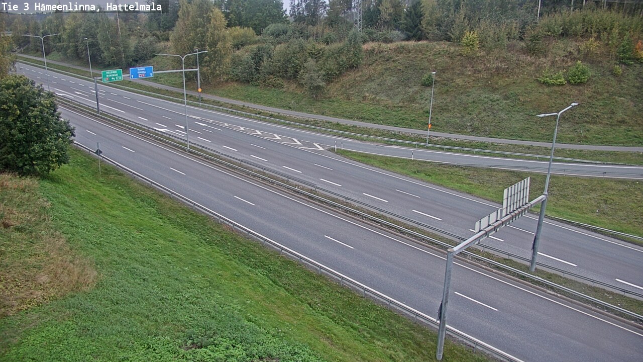 Weather Camera Image Road 3 Hämeenlinna, Hattelmala, Hämeenlinna, Kanta-Häme