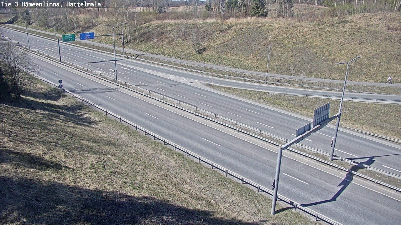 Weather Camera Image Road 3 Hämeenlinna, Hattelmala, Hämeenlinna, Kanta-Häme