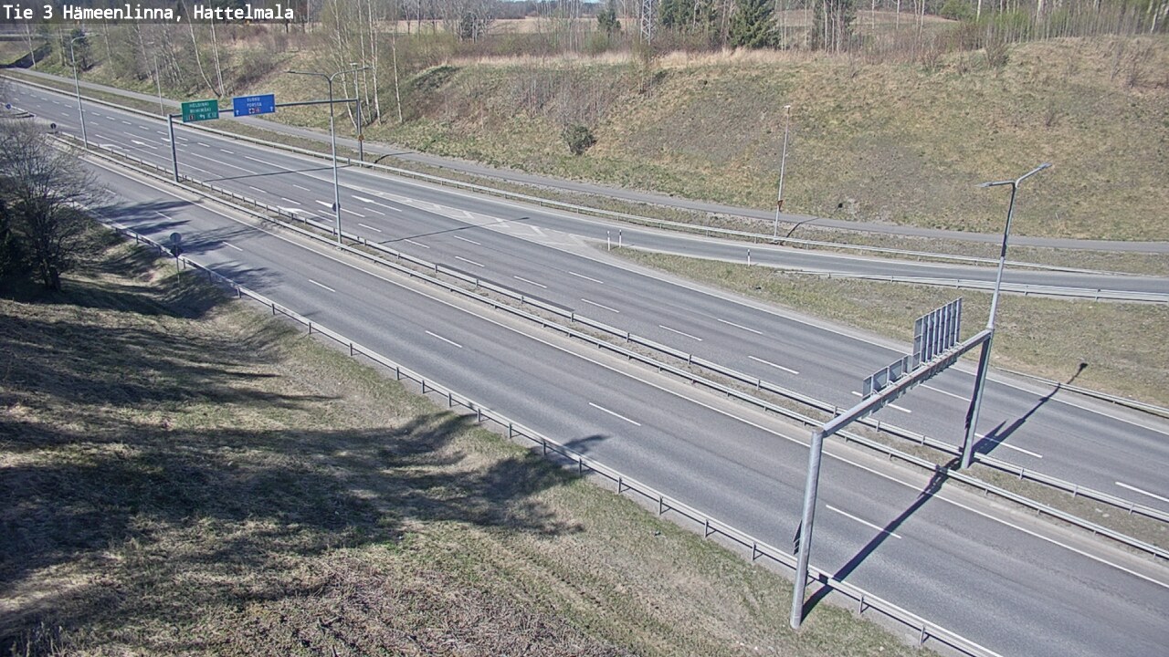 Kelikamerat Kuva Tie 3 Hämeenlinna, Hattelmala, Hämeenlinna, Kanta-Häme