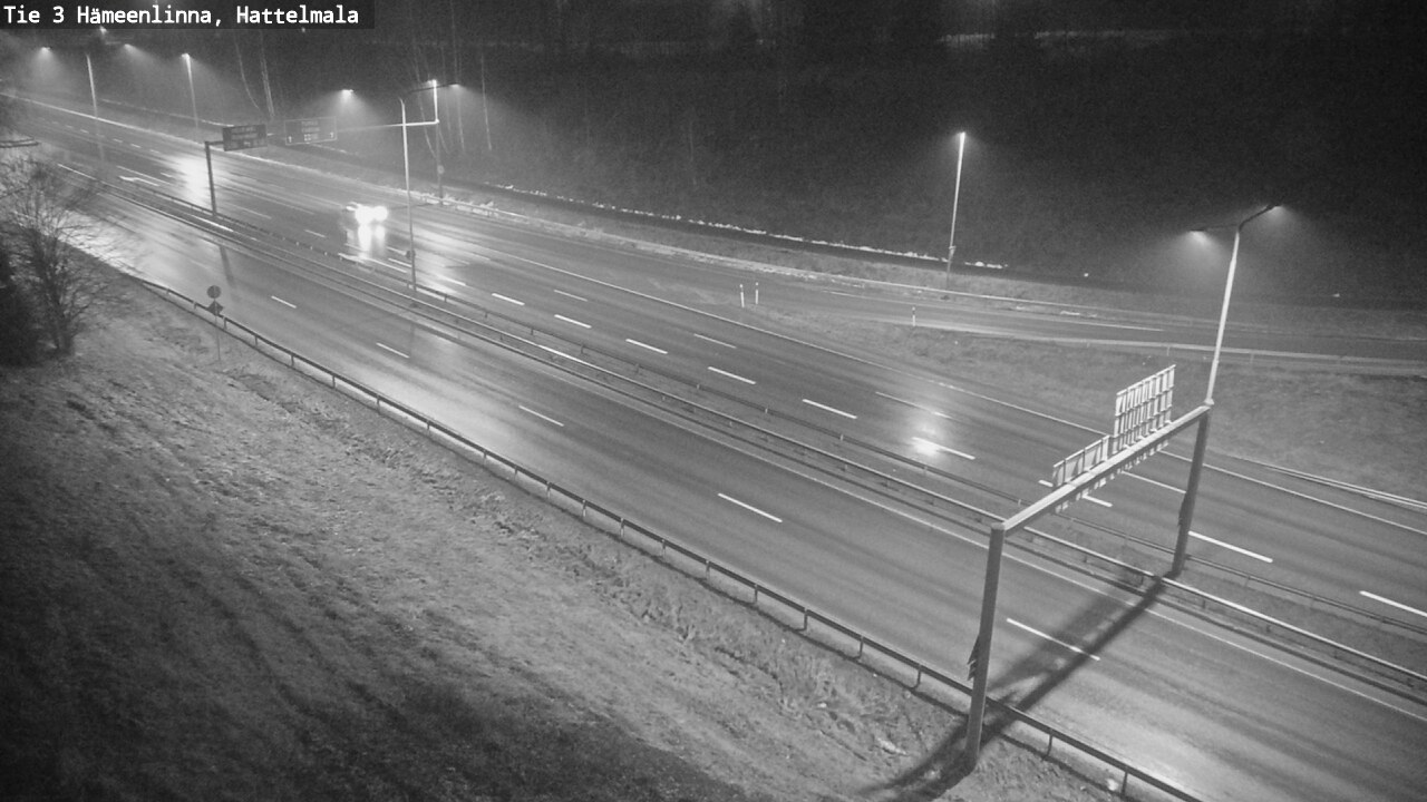 Weather Camera Image Road 3 Hämeenlinna, Hattelmala, Hämeenlinna, Kanta-Häme