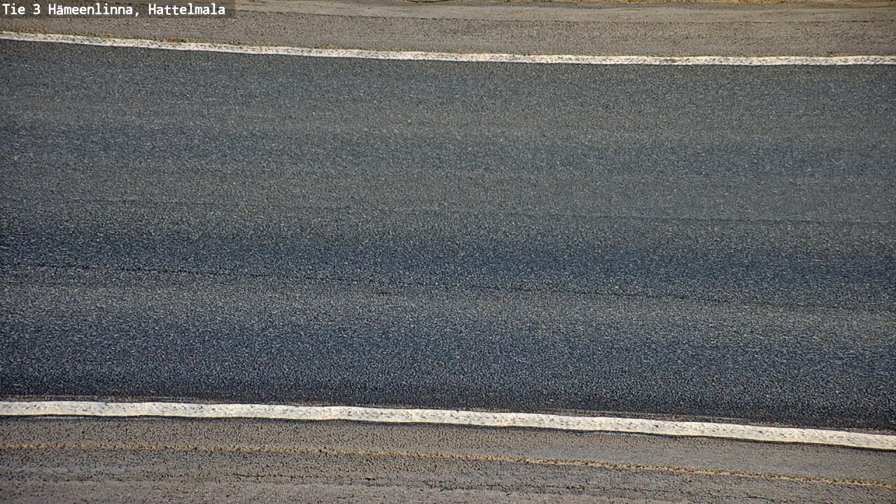 Weather Camera Image Road 3 Hämeenlinna, Hattelmala, Hämeenlinna, Kanta-Häme