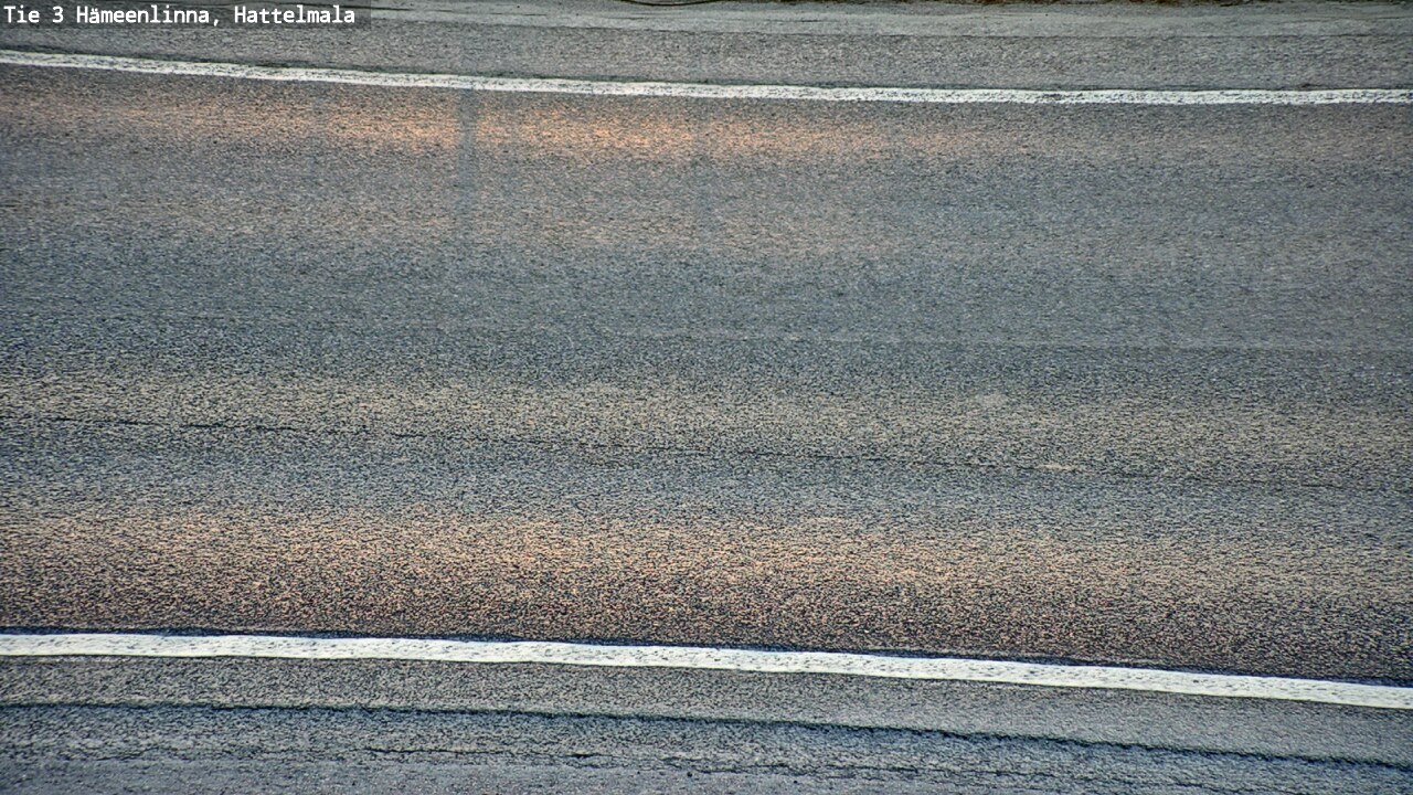 Weather Camera Image Road 3 Hämeenlinna, Hattelmala, Hämeenlinna, Kanta-Häme