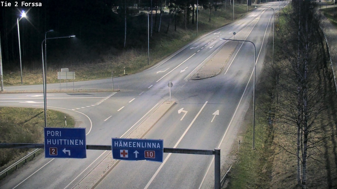 Weather Camera Image Road 2 Forssa, Forssa, Kanta-Häme