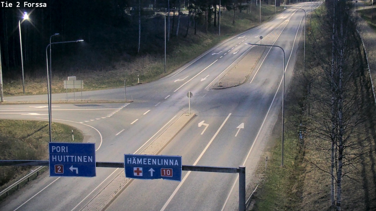 Weather Camera Image Road 2 Forssa, Forssa, Kanta-Häme