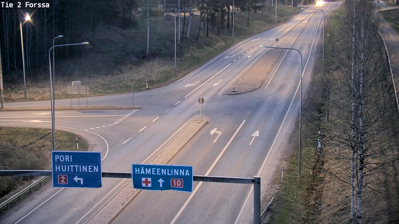 Weather Camera Image Road 2 Forssa, Forssa, Kanta-Häme