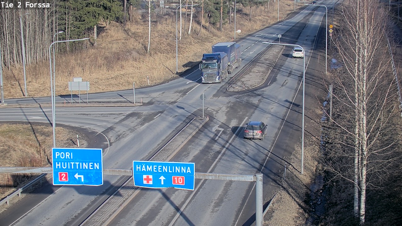 Weather Camera Image Road 2 Forssa, Forssa, Kanta-Häme