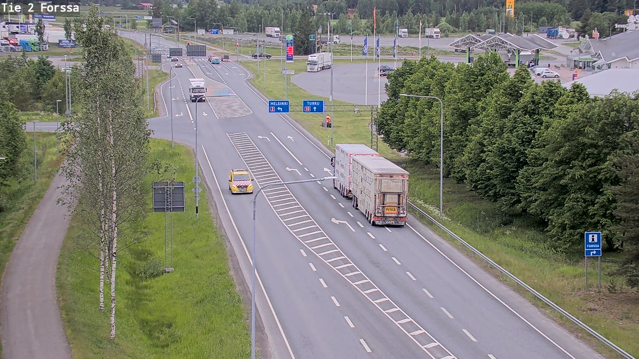 Weather Camera Image Väg 2 Forssa, Forssa, Kanta-Häme