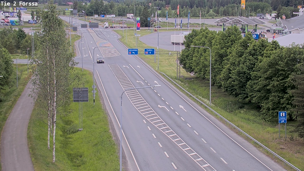 Weather Camera Image Väg 2 Forssa, Forssa, Kanta-Häme