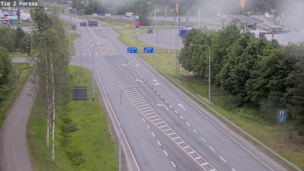 Weather Camera Image Väg 2 Forssa, Forssa, Kanta-Häme