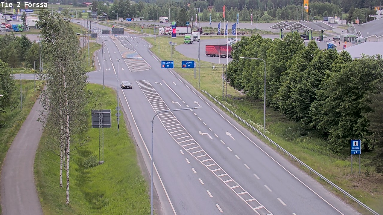 Weather Camera Image Väg 2 Forssa, Forssa, Kanta-Häme