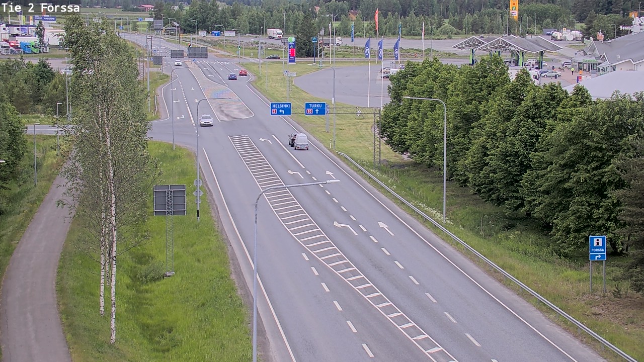 Weather Camera Image Väg 2 Forssa, Forssa, Kanta-Häme