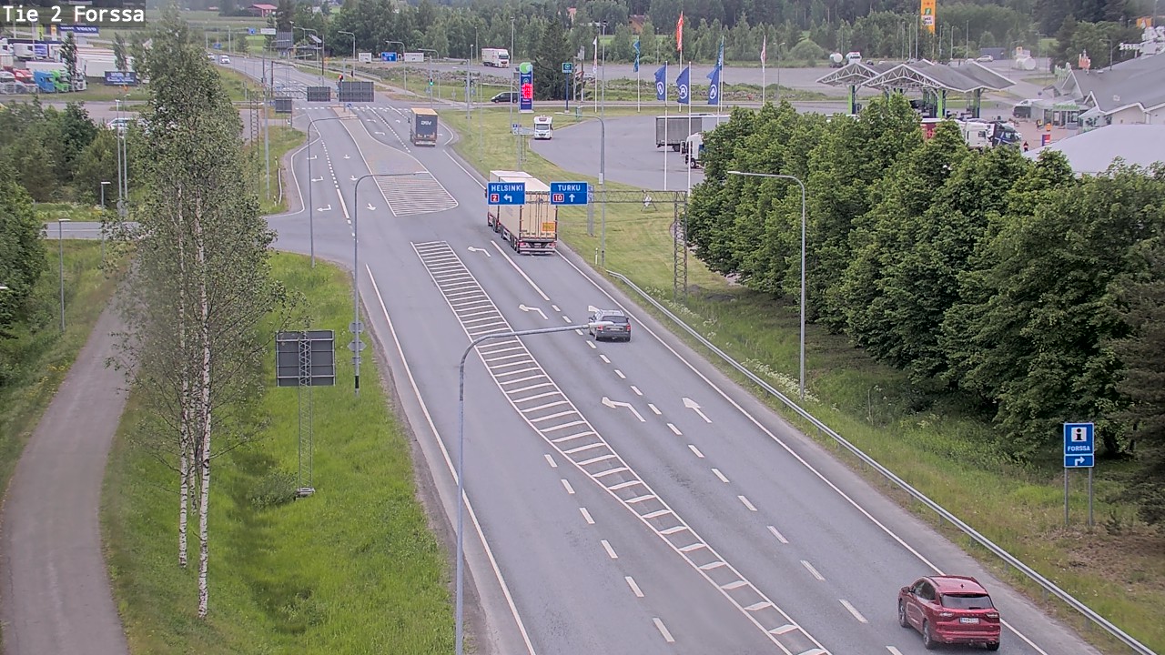 Weather Camera Image Väg 2 Forssa, Forssa, Kanta-Häme