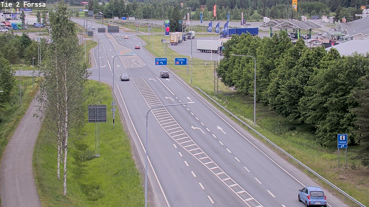 Weather Camera Image Väg 2 Forssa, Forssa, Kanta-Häme