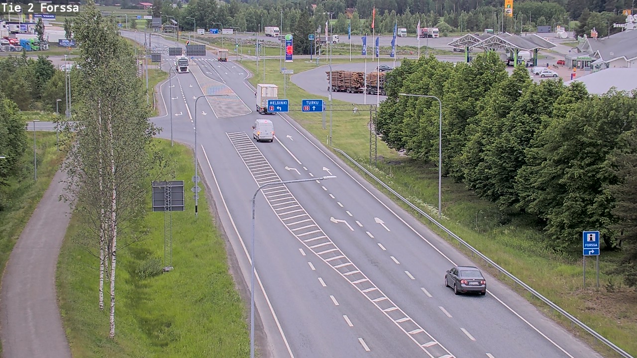 Weather Camera Image Väg 2 Forssa, Forssa, Kanta-Häme