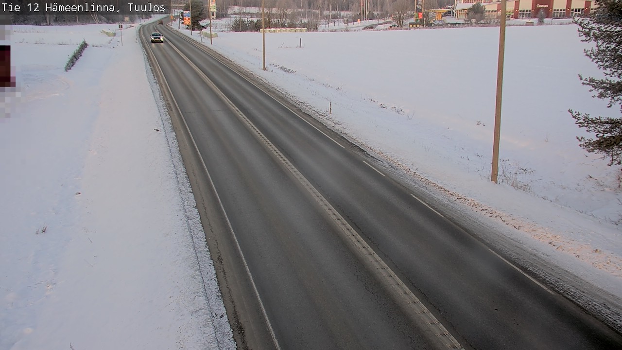 Weather Camera Image Road 12 Hämeenlinna, Tuulos, Hämeenlinna, Kanta-Häme