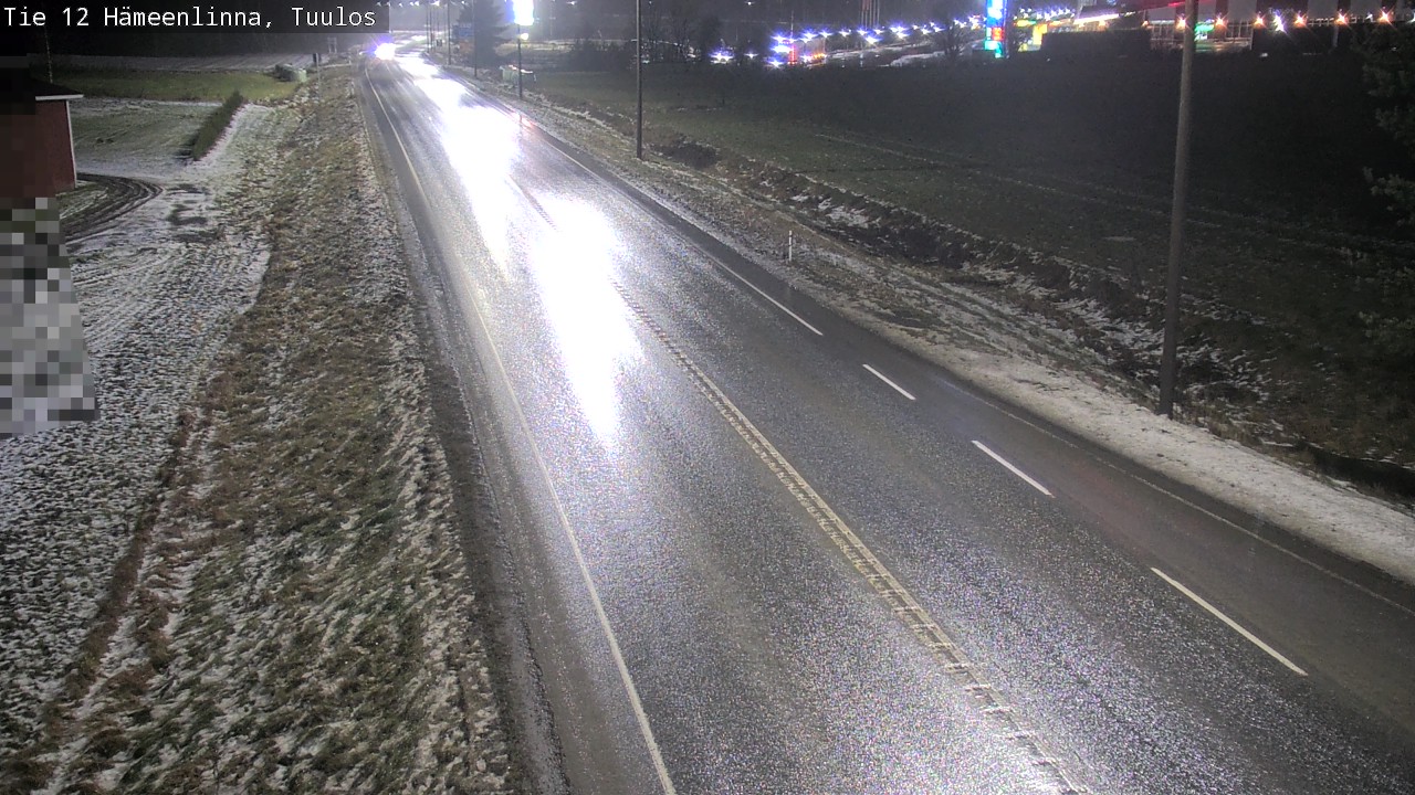 Weather Camera Image Väg 12 Hämeenlinna, Tuulos, Hämeenlinna, Kanta-Häme